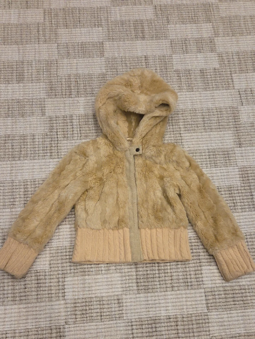 Juicy Couture Plush Faux Fur Coat Size 6
